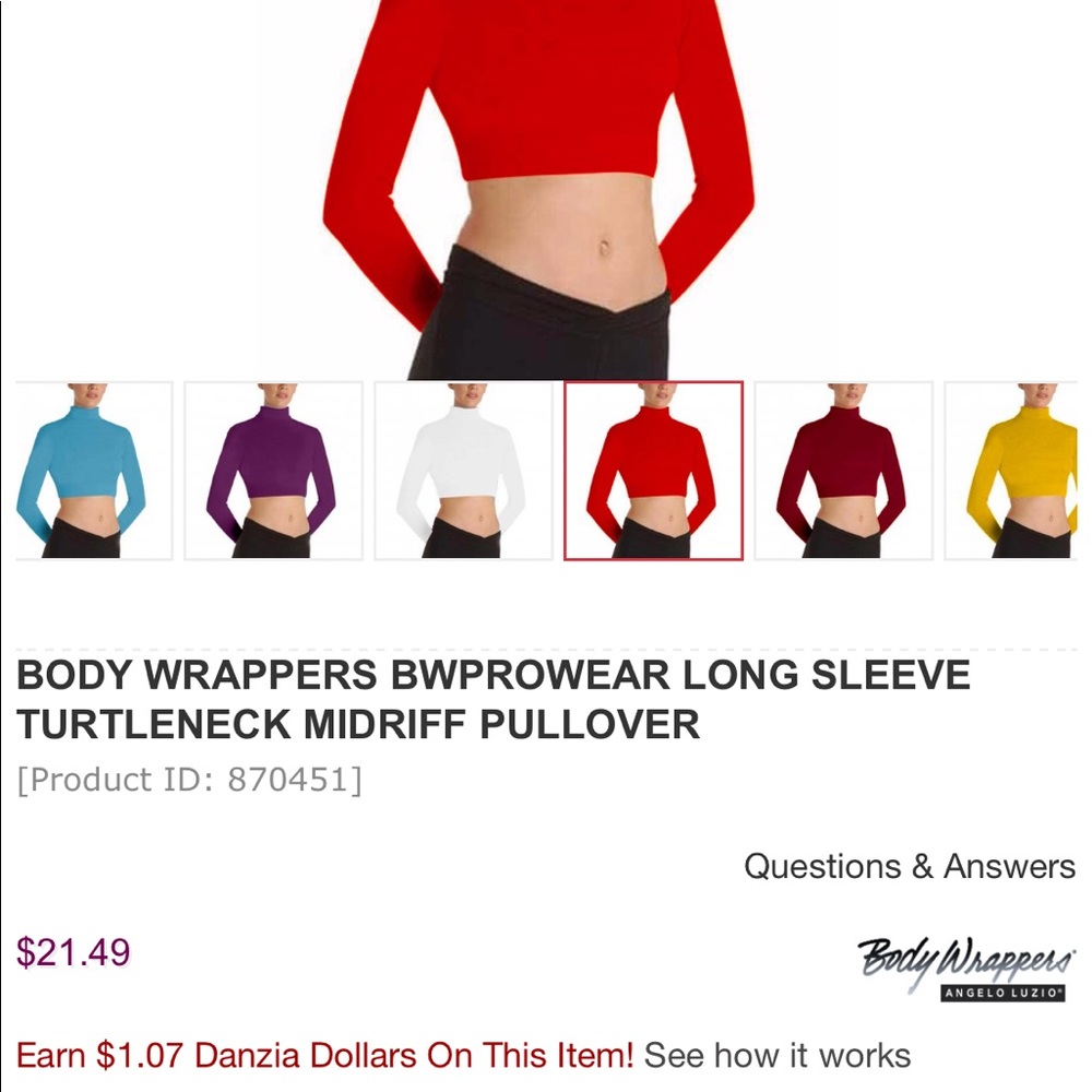 Dance wear